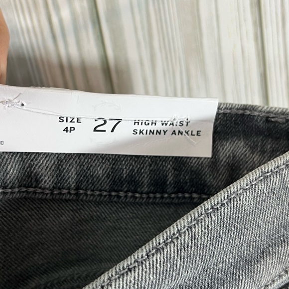 Loft Skinny Ankle High Waist Jeans - Picture 3 of 5